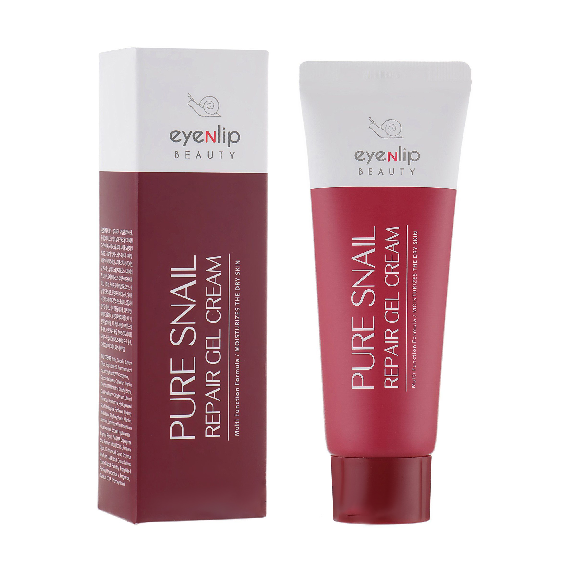 Багатофункціональний гель для обличчя Eyenlip Pure Snail Repair Gel Cream, 45 мл
