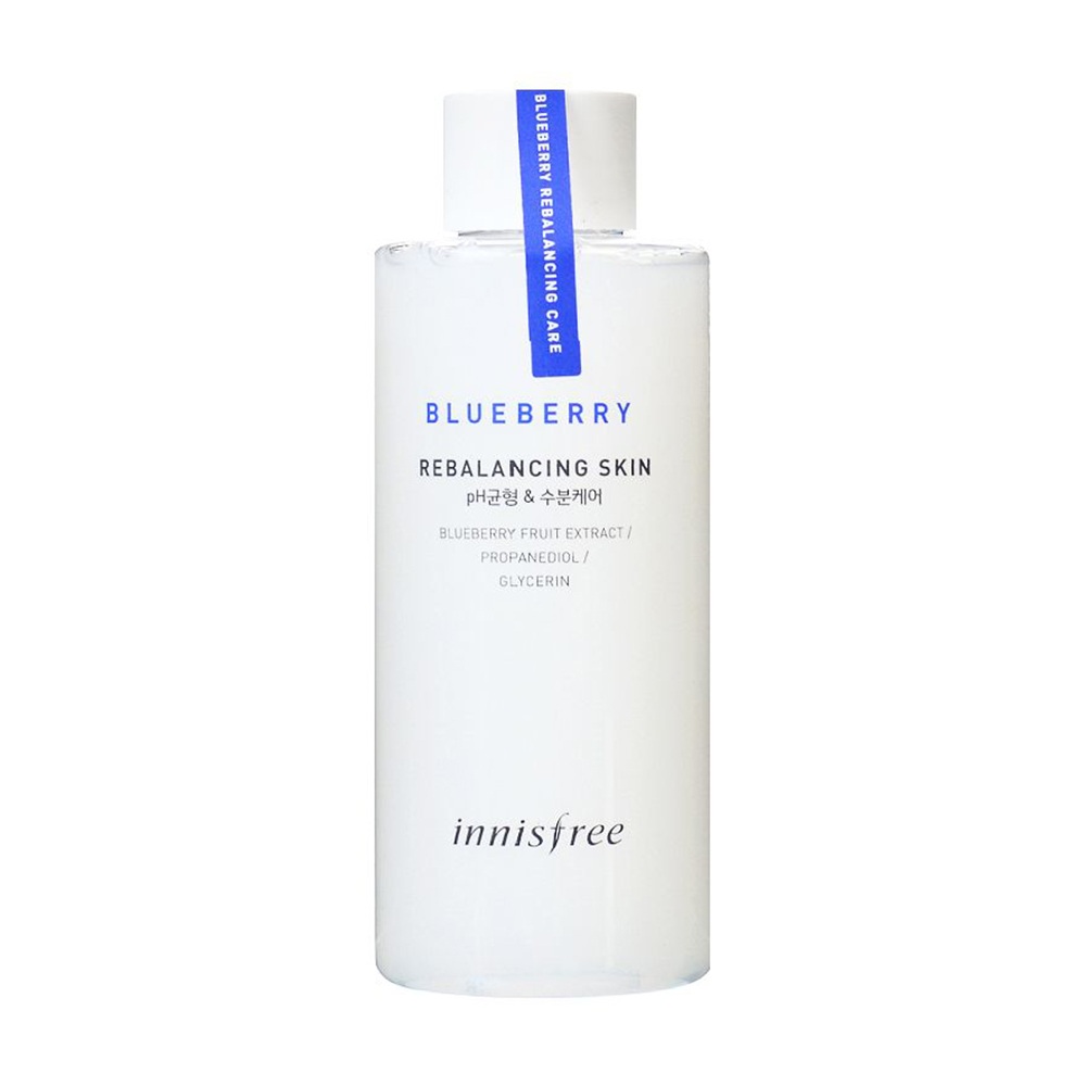 Балансувальний тонер для обличчя Innisfree Blueberry Rebalancing Skin з екстрактом чорниці, 500 мл