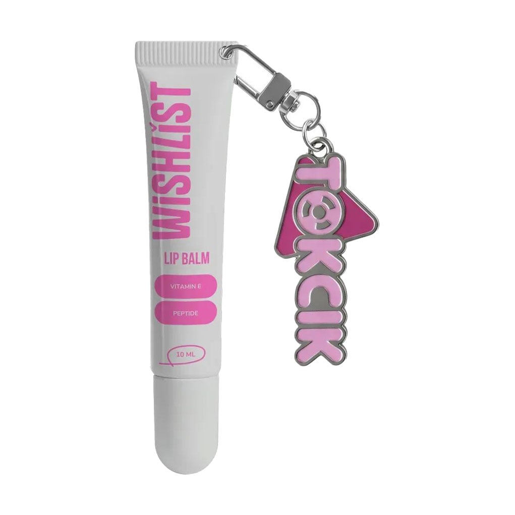 Бальзам-блиск для губ WISHLiST Lip Balm з брелоком Токсік, Crystal Sorbet, 10 мл