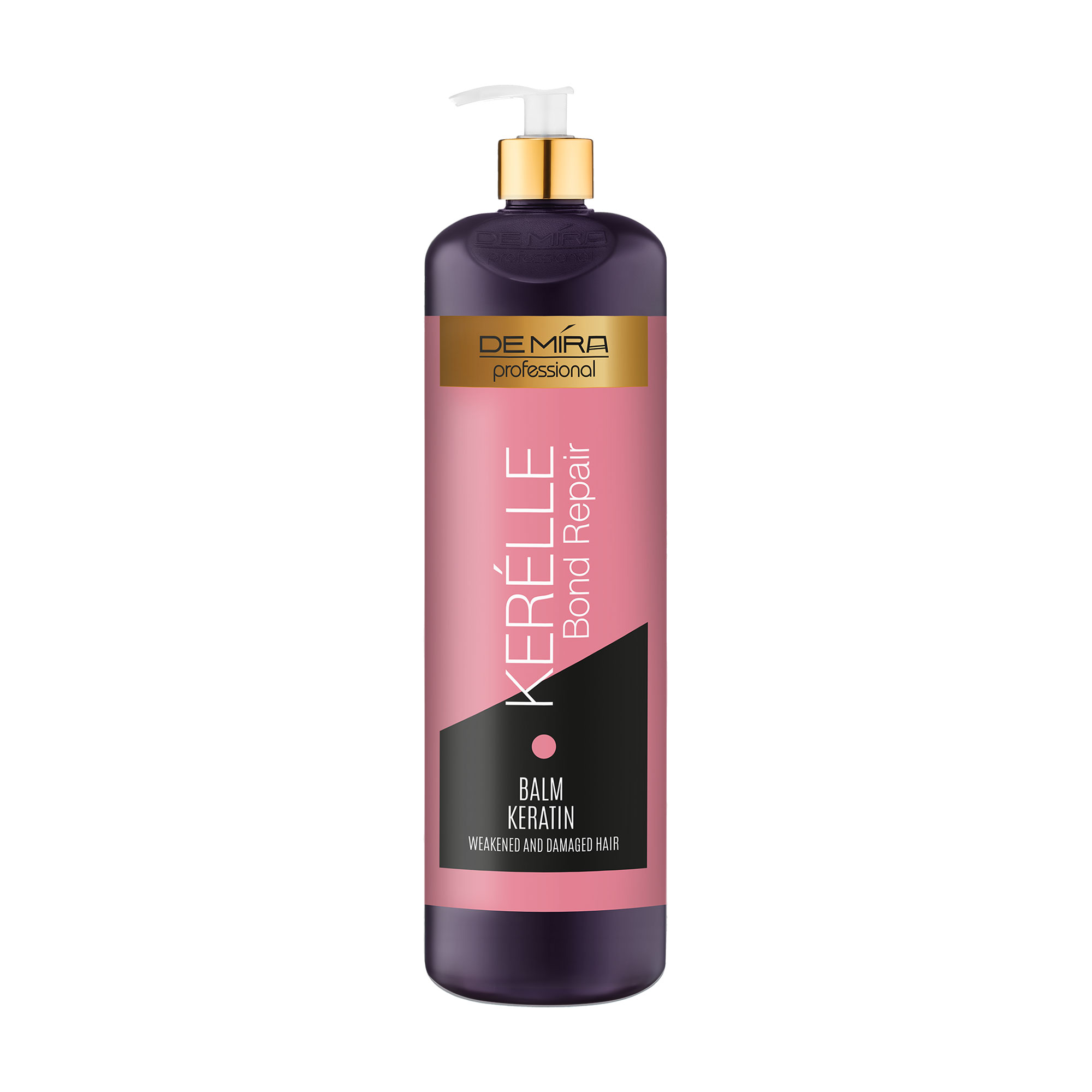 Бальзам DeMira Professional Kerelle Bond Repair Keratin Balm для ослабленого та пошкодженого волосся, 1 л