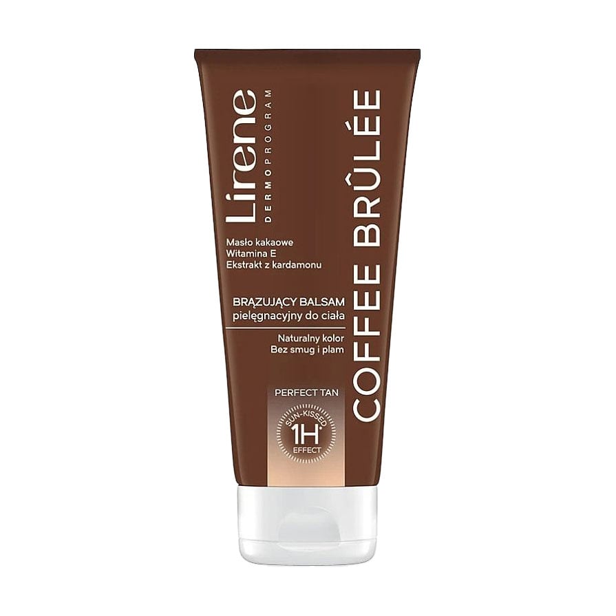 Бальзам для автозасмаги Lirene Perfect Tan Self-Tanning Balm, Coffee Brulee, 200 мл
