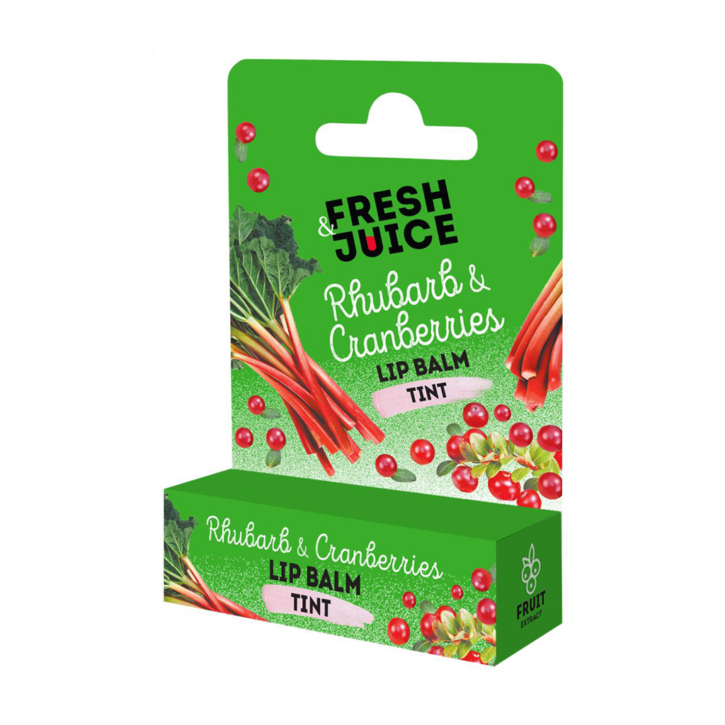 Бальзам для губ Fresh Juice Rhubarb &amp; Cranberries Lip Balm Tint, 3.6 г