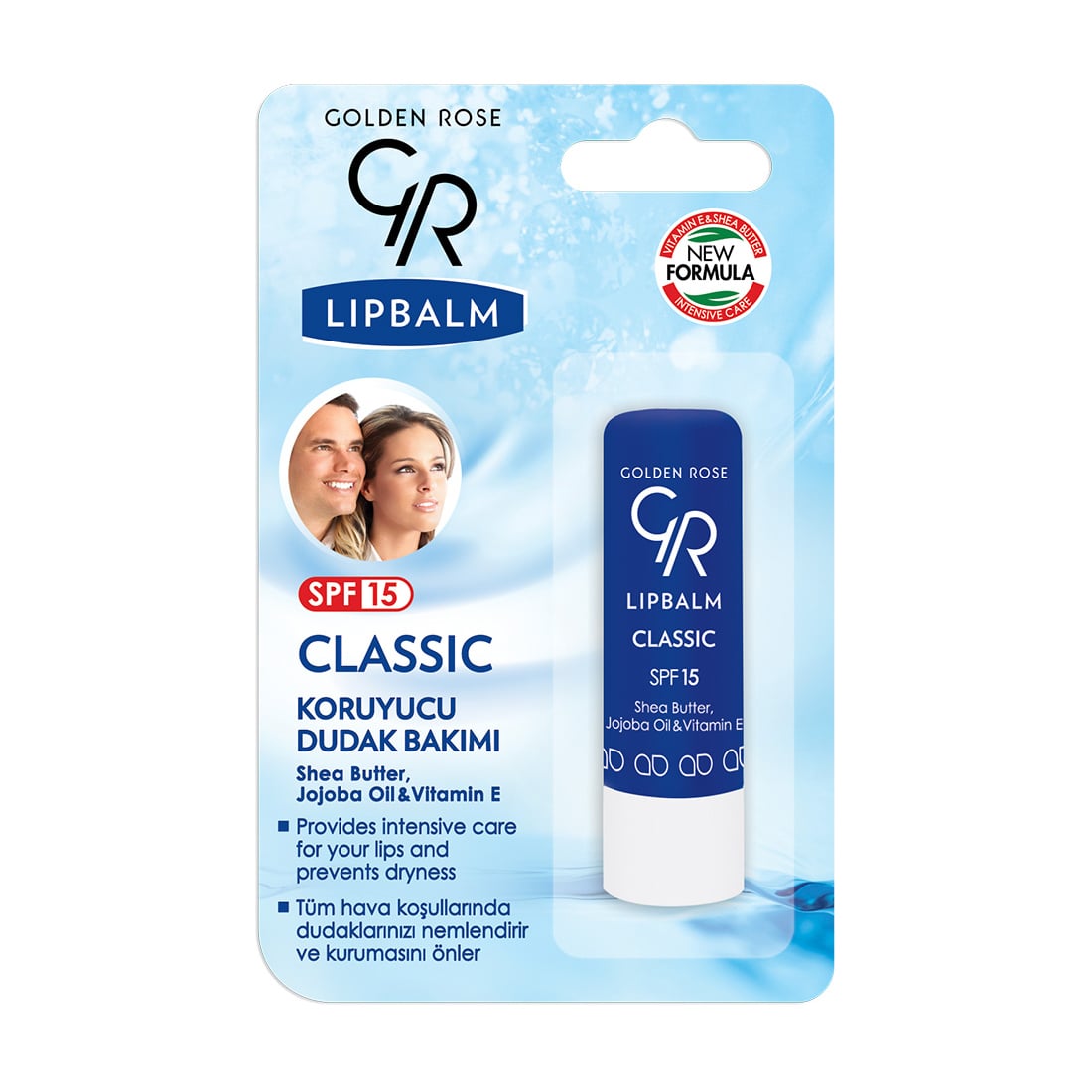 Бальзам для губ Golden Rose Lip Balm Classic SPF15 Класичний, 4.6 г