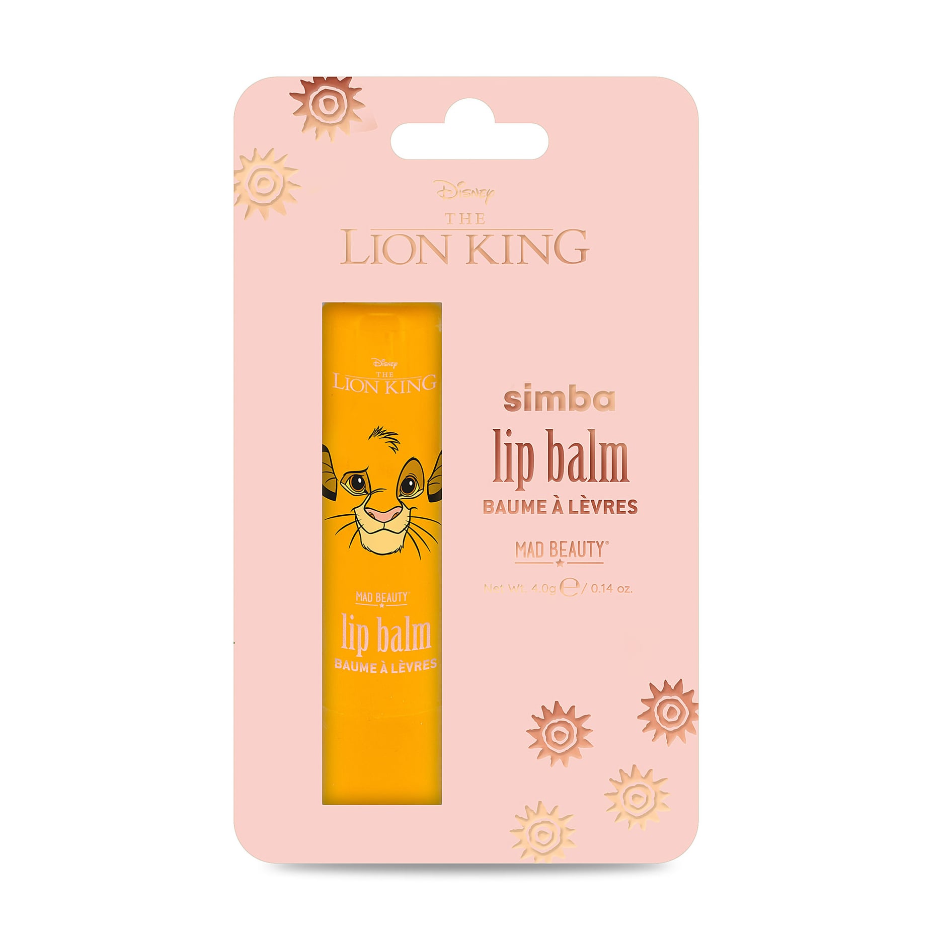 Бальзам для губ Mad Beauty Disney The Lion King Simba Lip Balm, Mango, 4 г