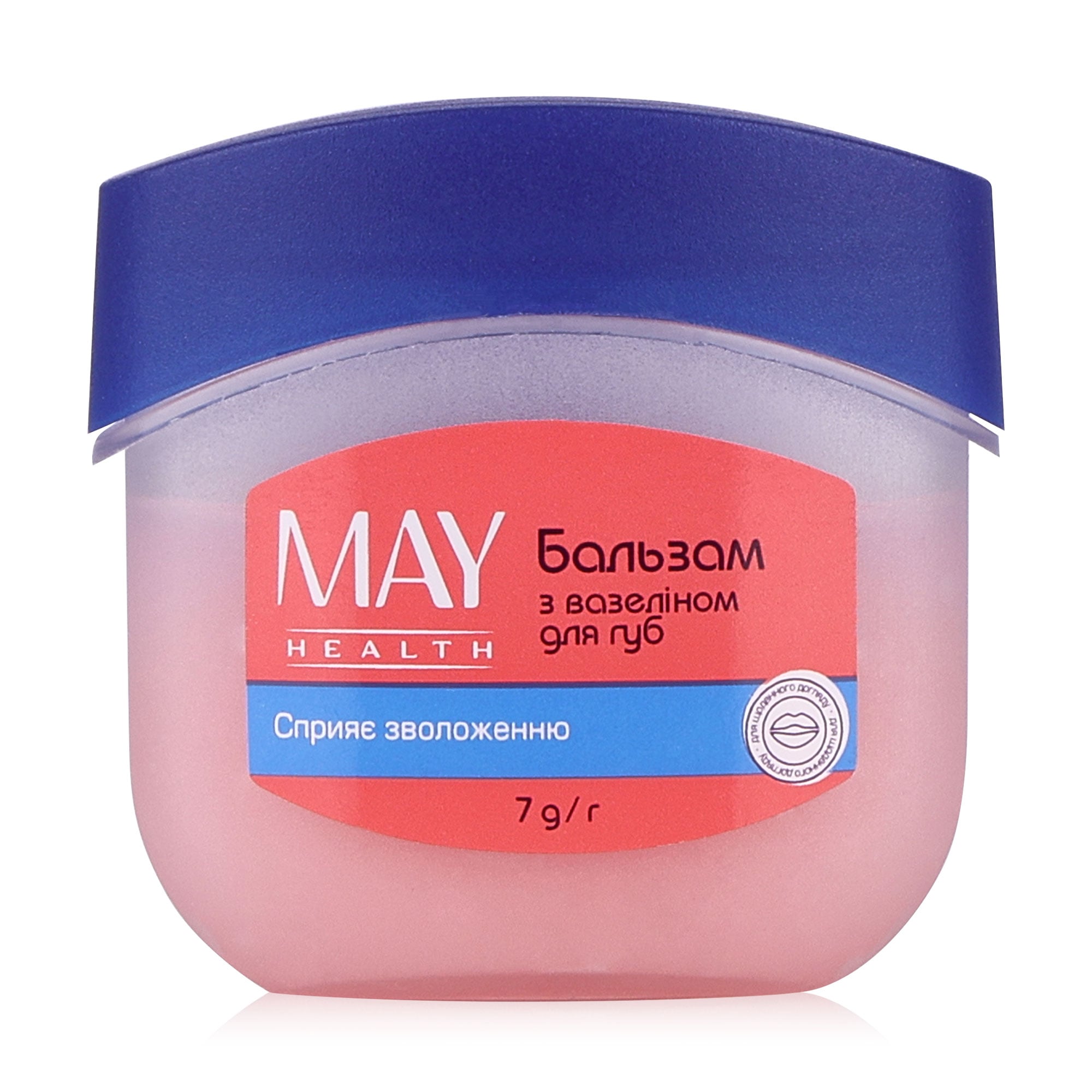 Бальзам для губ MAY Health з вазеліном, 7 г