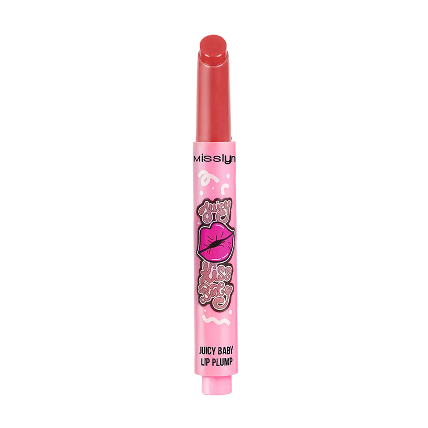 Бальзам для губ Misslyn Juicy Kiss Baby Juicy Baby Lip Balm 02 Rose, 2 г