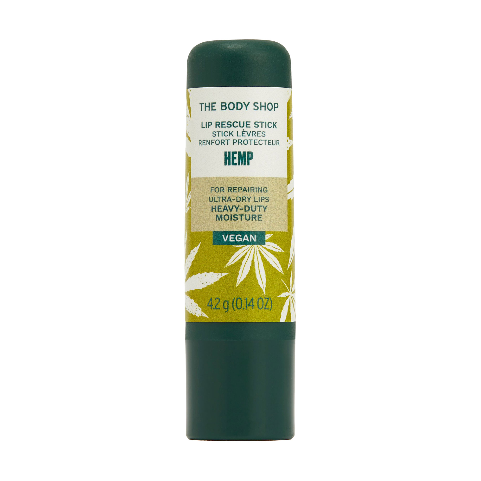 Бальзам для губ The Body Shop Heavy-Duty Lip Care з олією насіння коноплі, 4.2 г