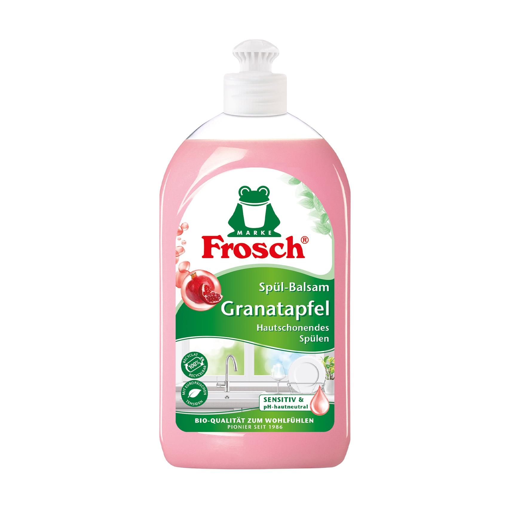 Бальзам для миття посуду Frosch Гранат, 500 мл