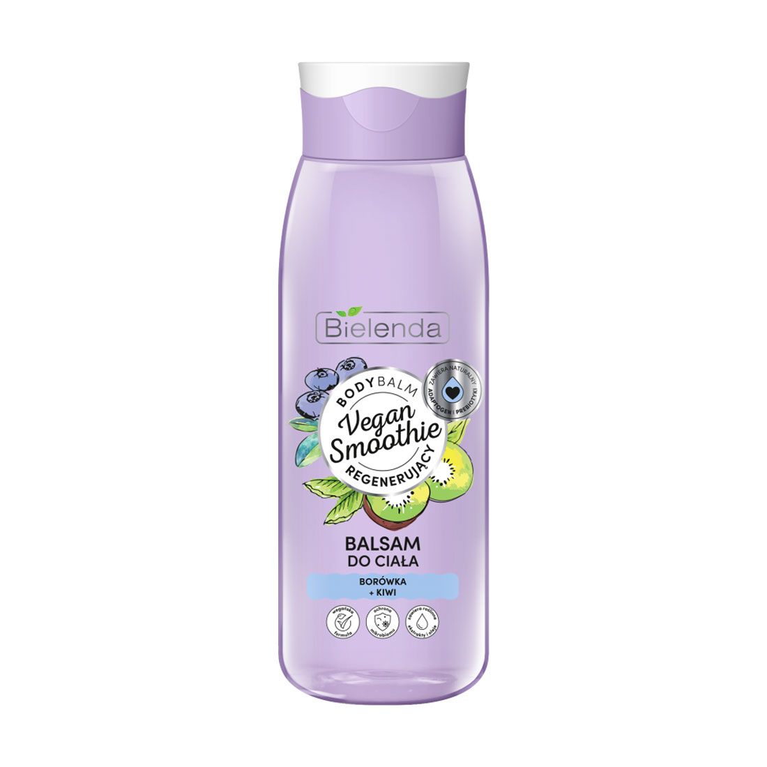 Бальзам для тіла Bielenda Vegan Smoothie Body Lotion Чорниця та ківі, 400 г