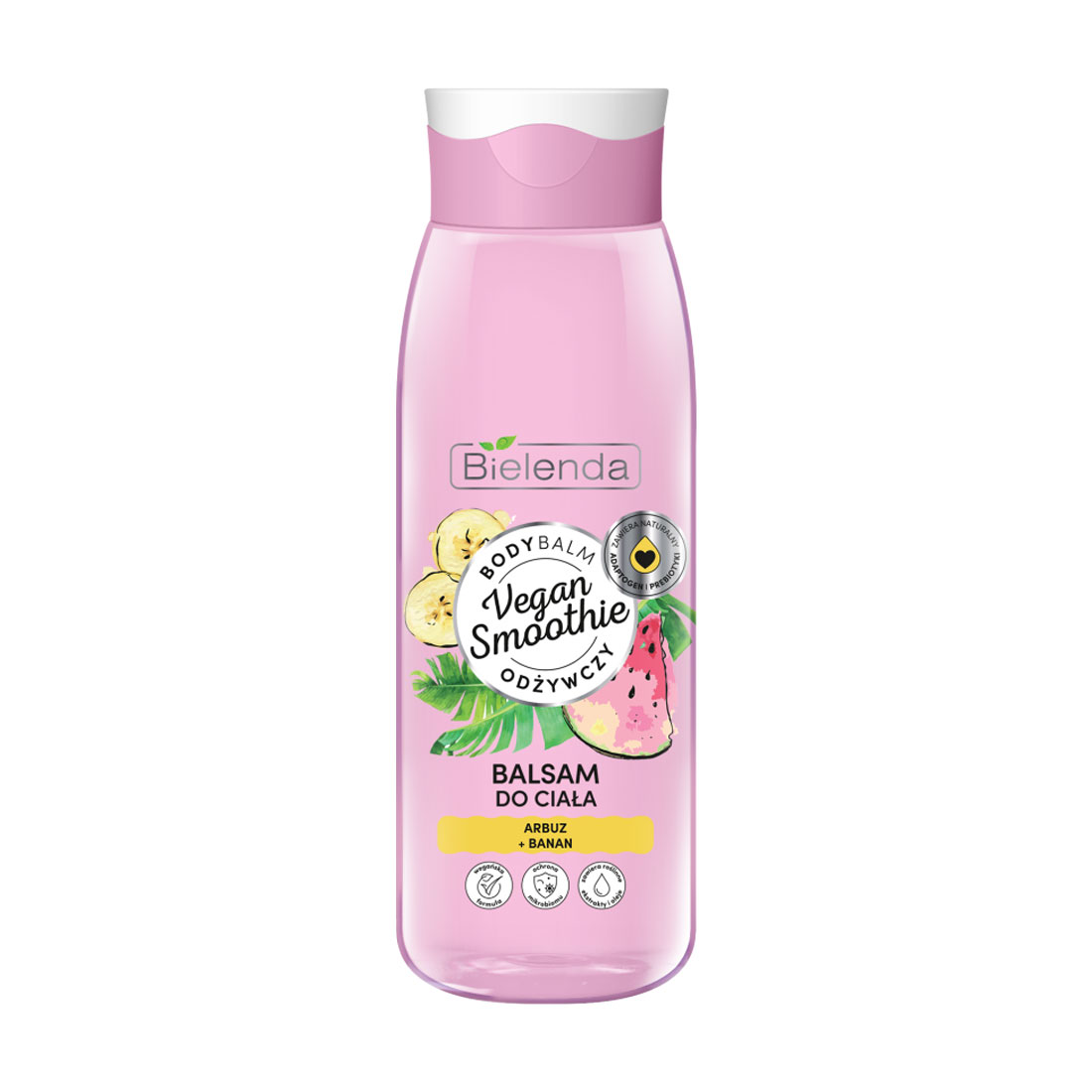 Бальзам для тіла Bielenda Vegan Smoothie Body Lotion Кавун та банан, 400 г