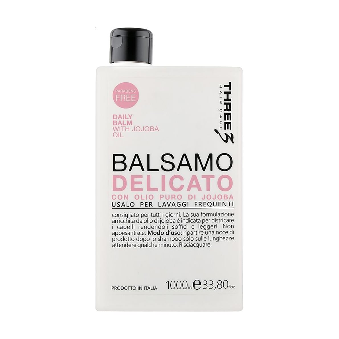 Бальзам для волосся Faipa Roma Three Hair Care Daily Balm з олією жожоба, 1 л