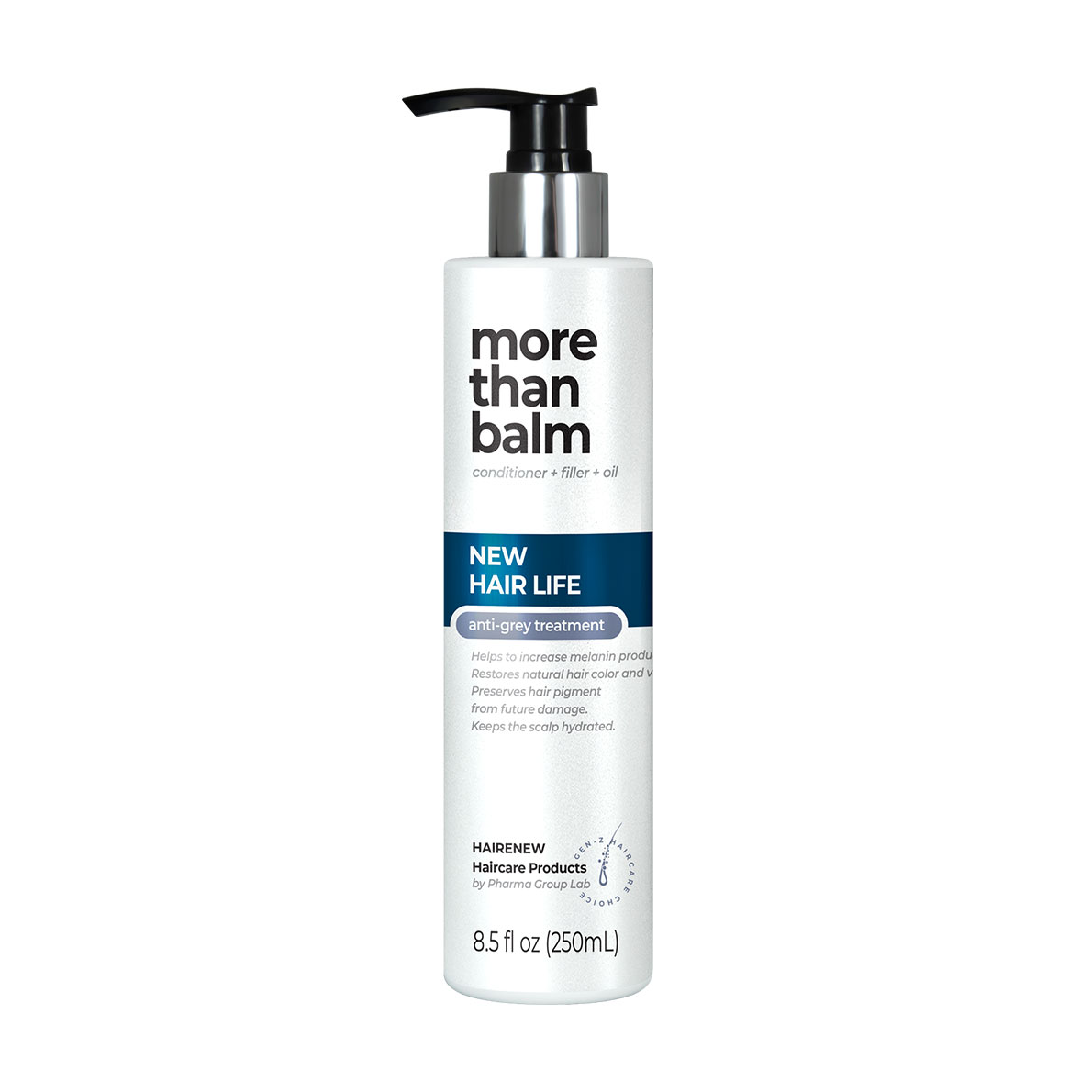 Бальзам для волосся Hairenew New Hair Life Anti-Grey Balm Ультразахист від сивини, 250 мл