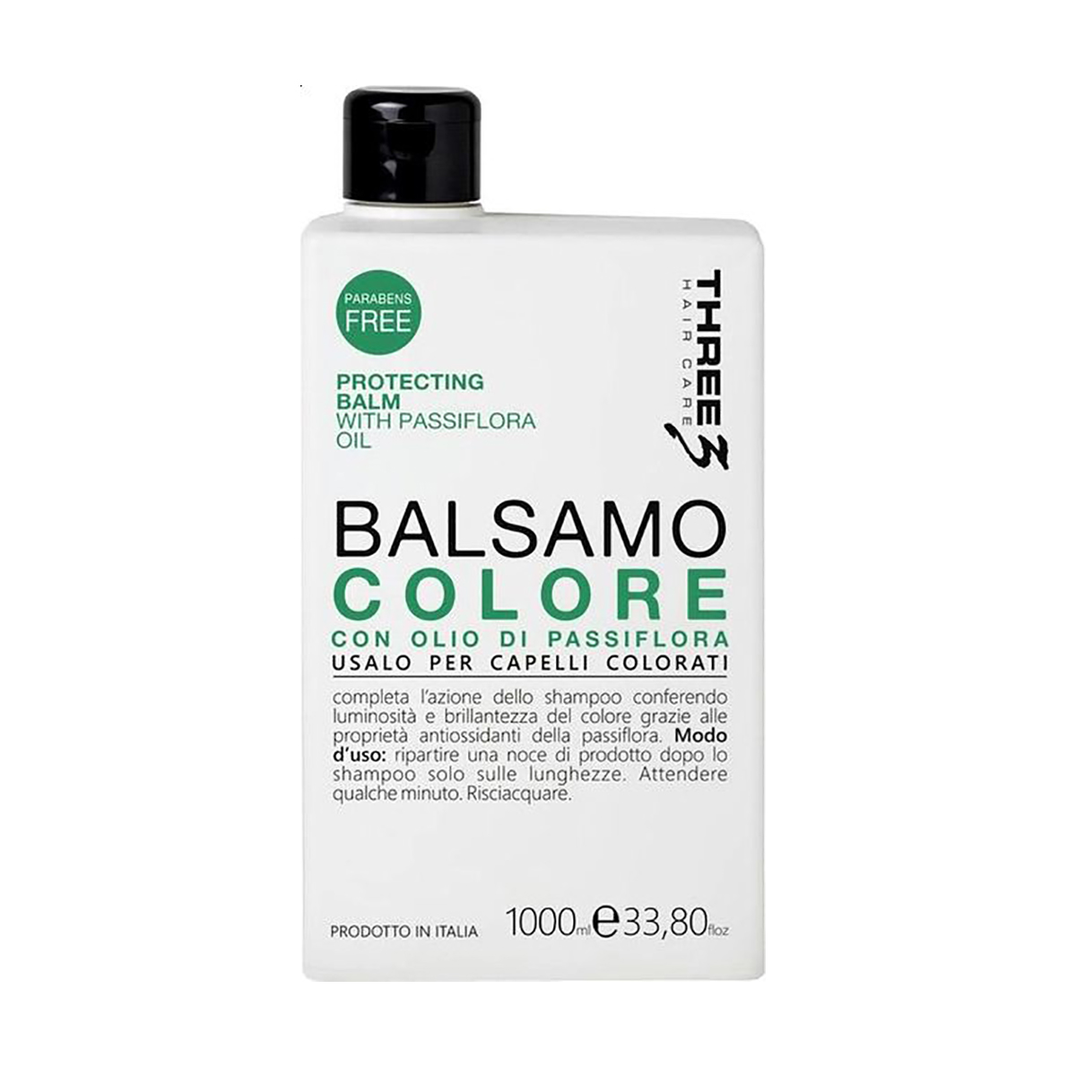 Бальзам Faipa Roma Three Hair Care Protecting Balm для фарбованого волосся, з олією пасифлори, 1 л