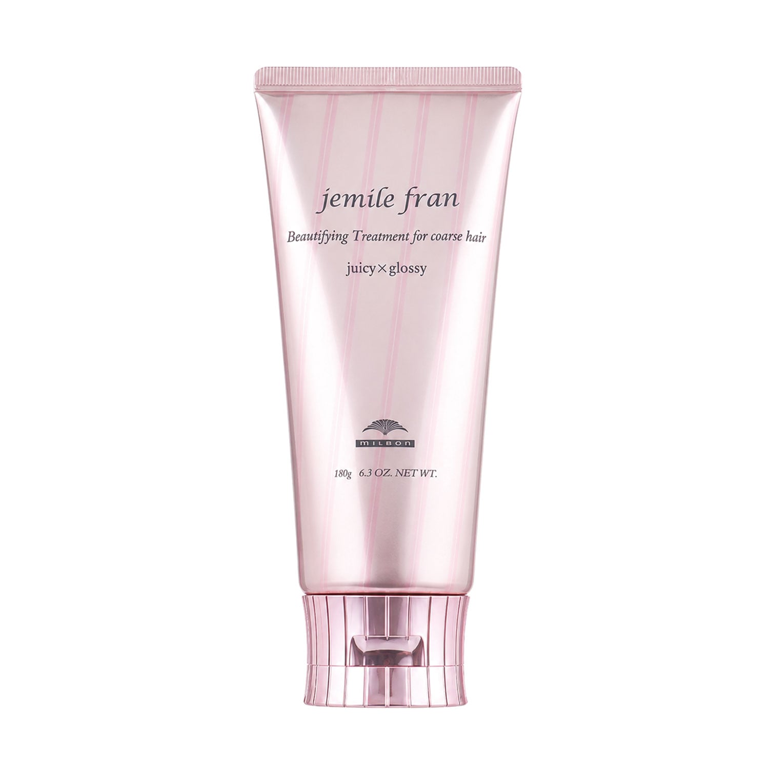 Бальзам-кондиціонер Milbon Jemile Fran Beautifying Treatment Juicy Glossy для жорсткого волосся, 180 г
