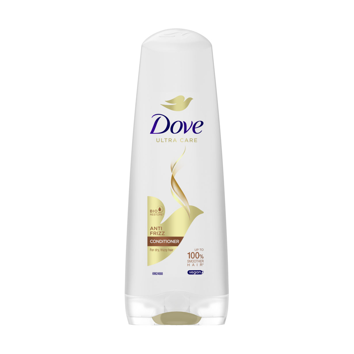 Бальзам-ополіскувач Dove Anti Frizz Conditioner Живильний догляд, для сухого та неслухняного волосся, 200 мл