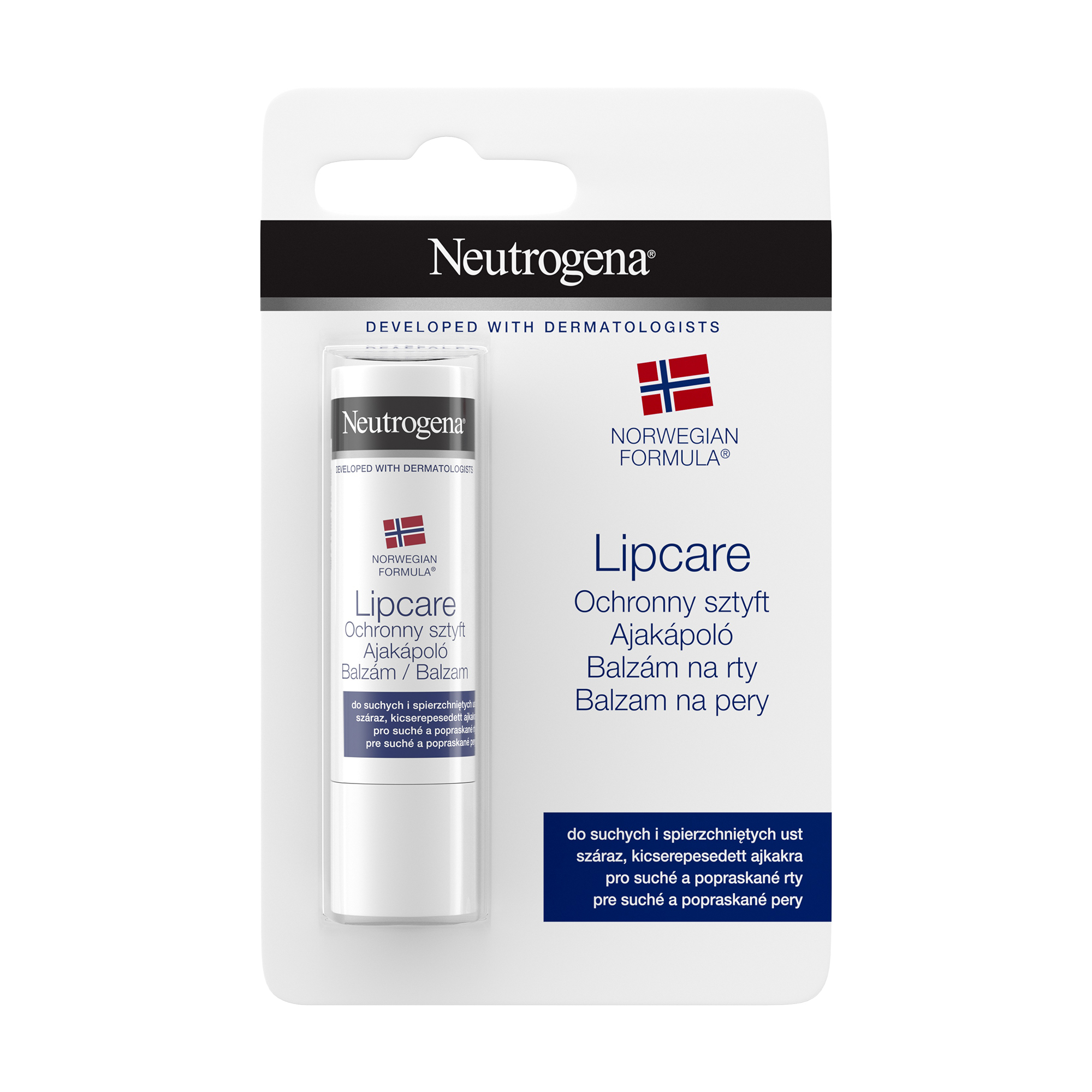 Бальзам-помада для губ Neutrogena Norwegian Formula Lipcare, SPF 4, 4.8 г