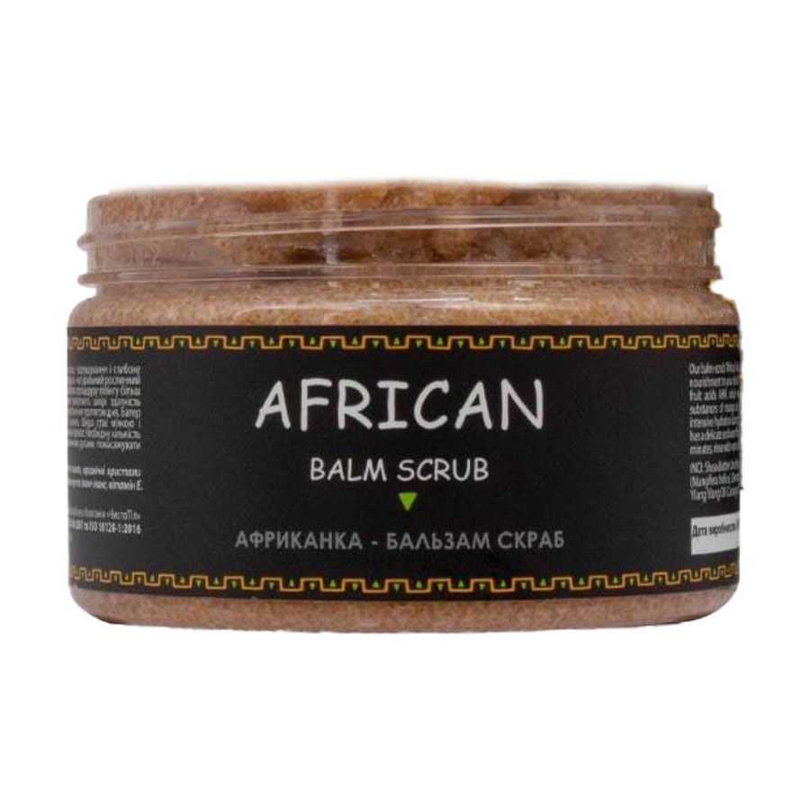Бальзам-скраб для тіла та обличчя Chystotil African Balm Scrub Африканка, 250 мл