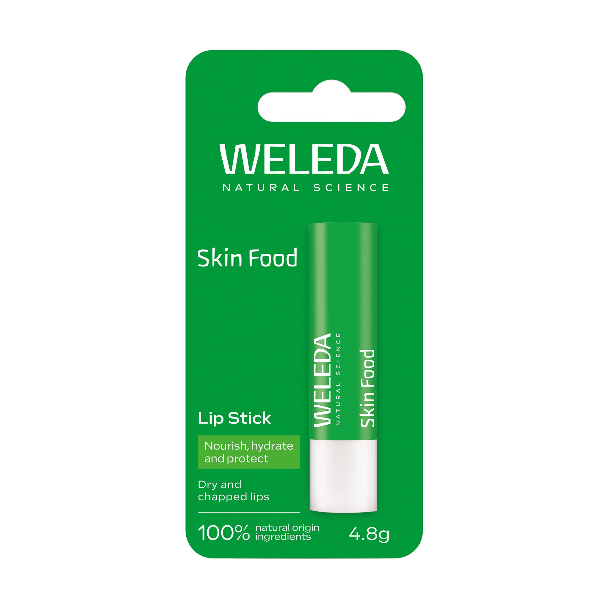 Бальзам-стік для губ Weleda Skin Food Lip Stick для сухої та потрісканої шкіри, 4.8 г
