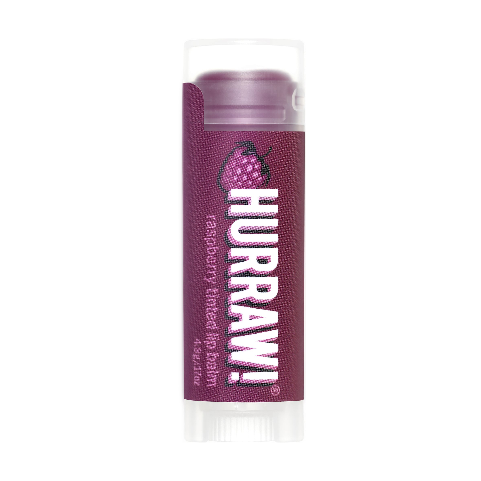 Бальзам-тінт для губ Hurraw! Raspberry Tinted Малина, 4.8 г