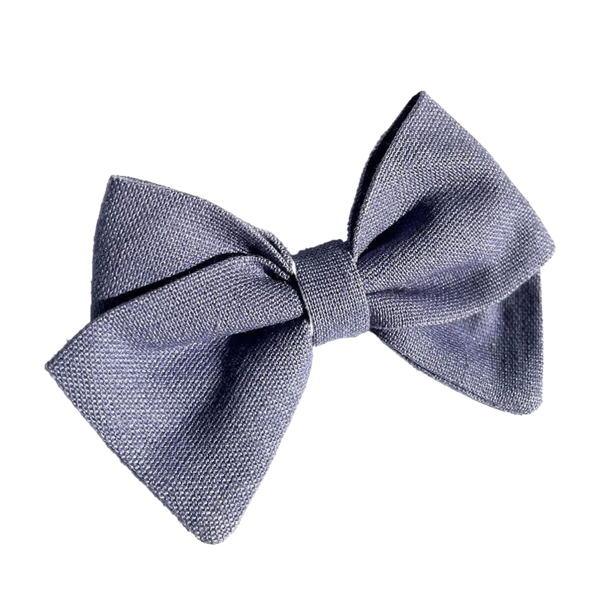 Бантик для волосся Miso на резинці, бузковий, 9*6 см, 1 шт (B035)