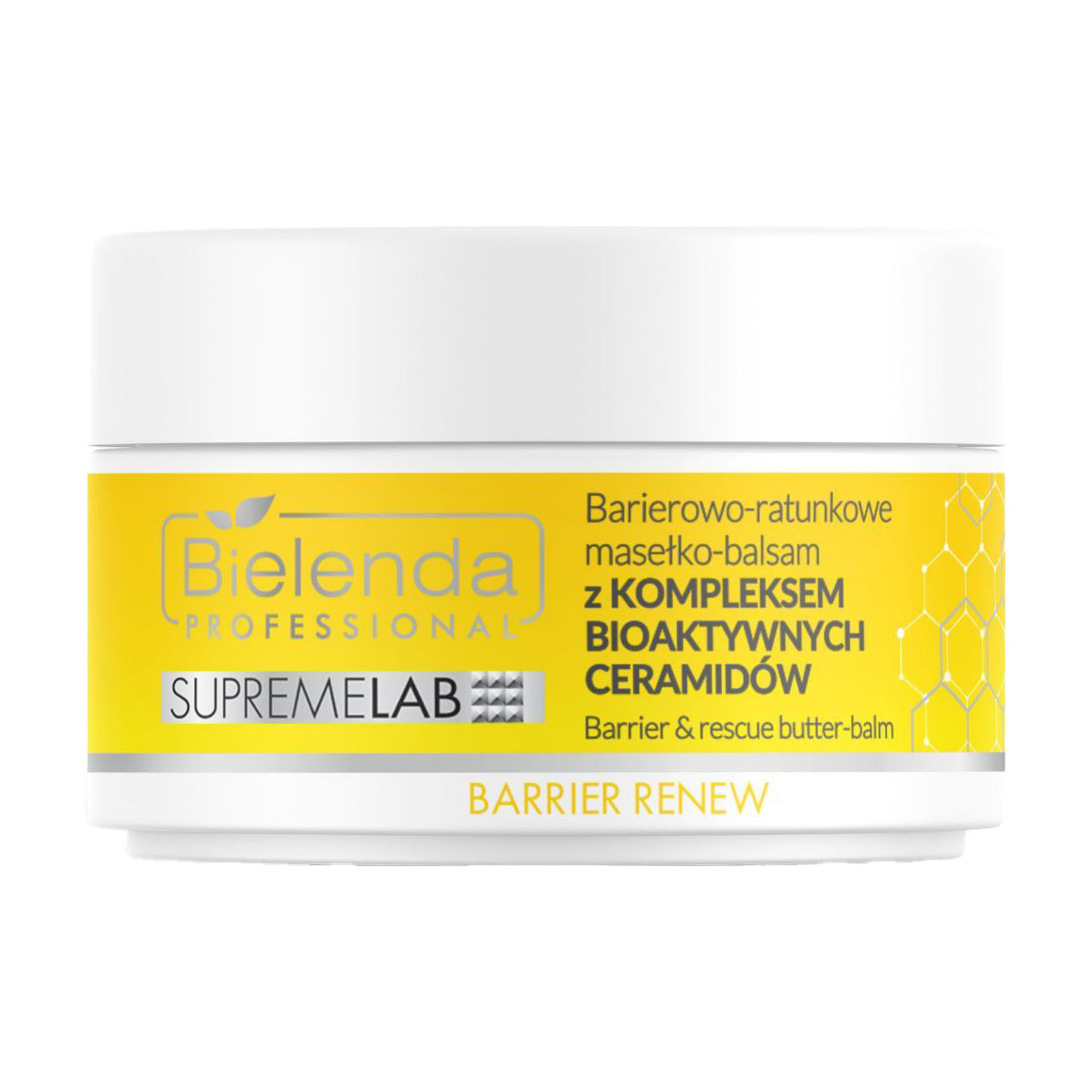 Батер-бальзам для обличчя та тіла Bielenda Professional Supremelab Barrier Renew Barrier &amp; Rescue Butter Balm з комплексом біоактивних керамідів, 40 г