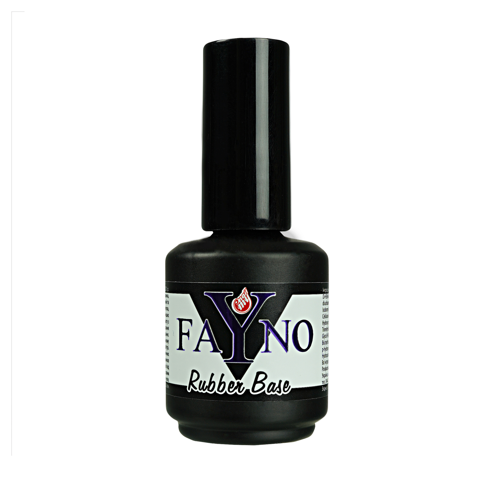 База каучукова для гель-лаку Fayno Rubber Base, 15 мл