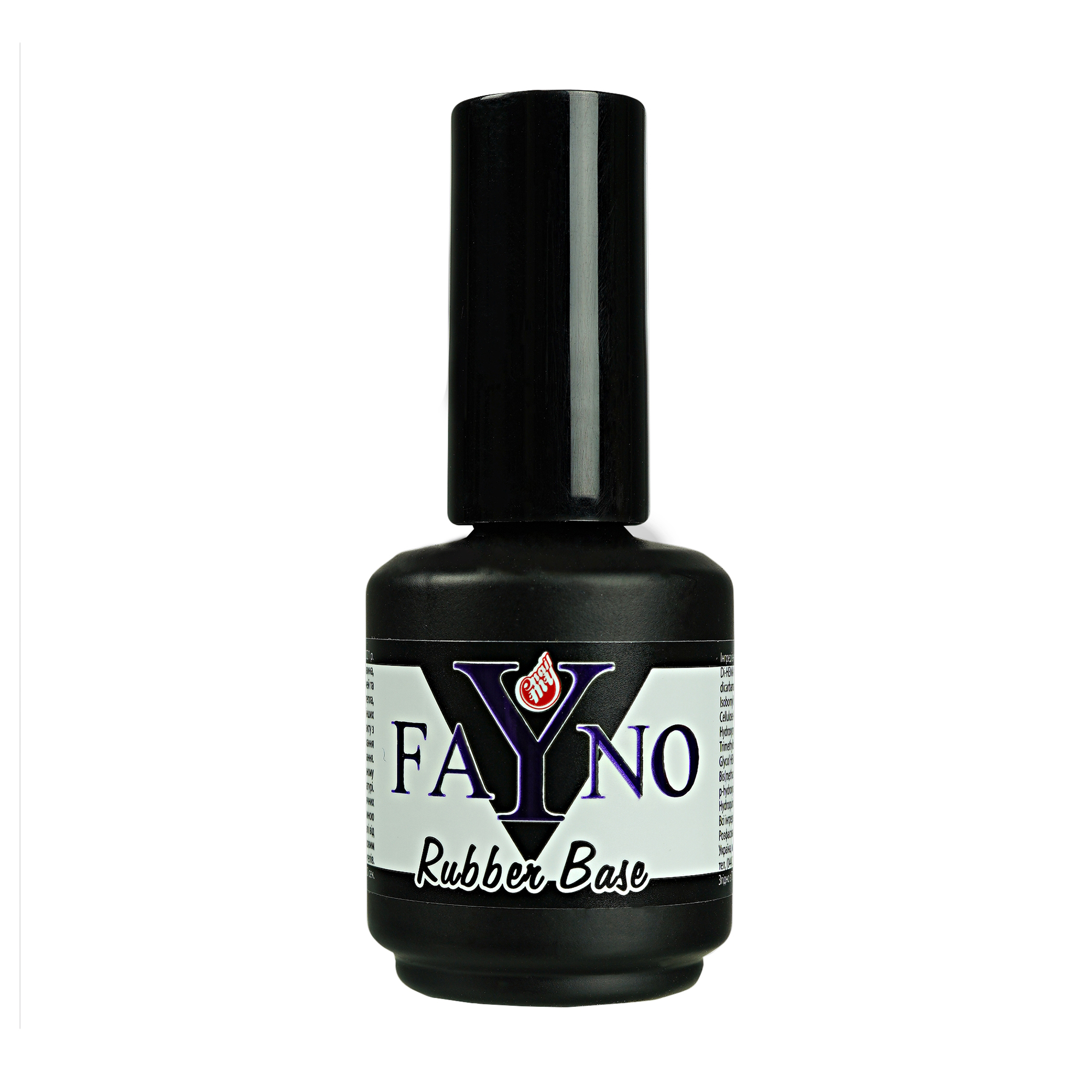 База каучукова камуфлювальна для гель-лаку Fayno Rubber Base 02 блідо-рожевий, 15 мл