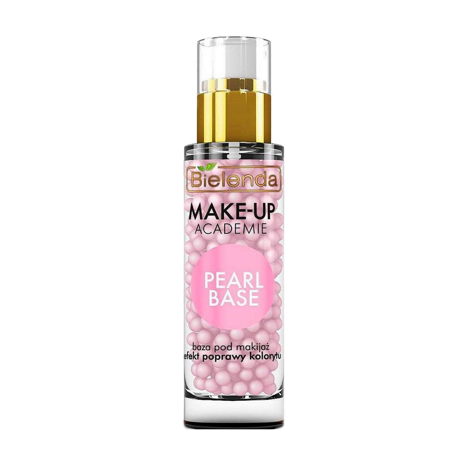 База під макіяж Bielenda Make-Up Academie Pearl Base рожева, ефект покращення кольору обличчя, 30 г