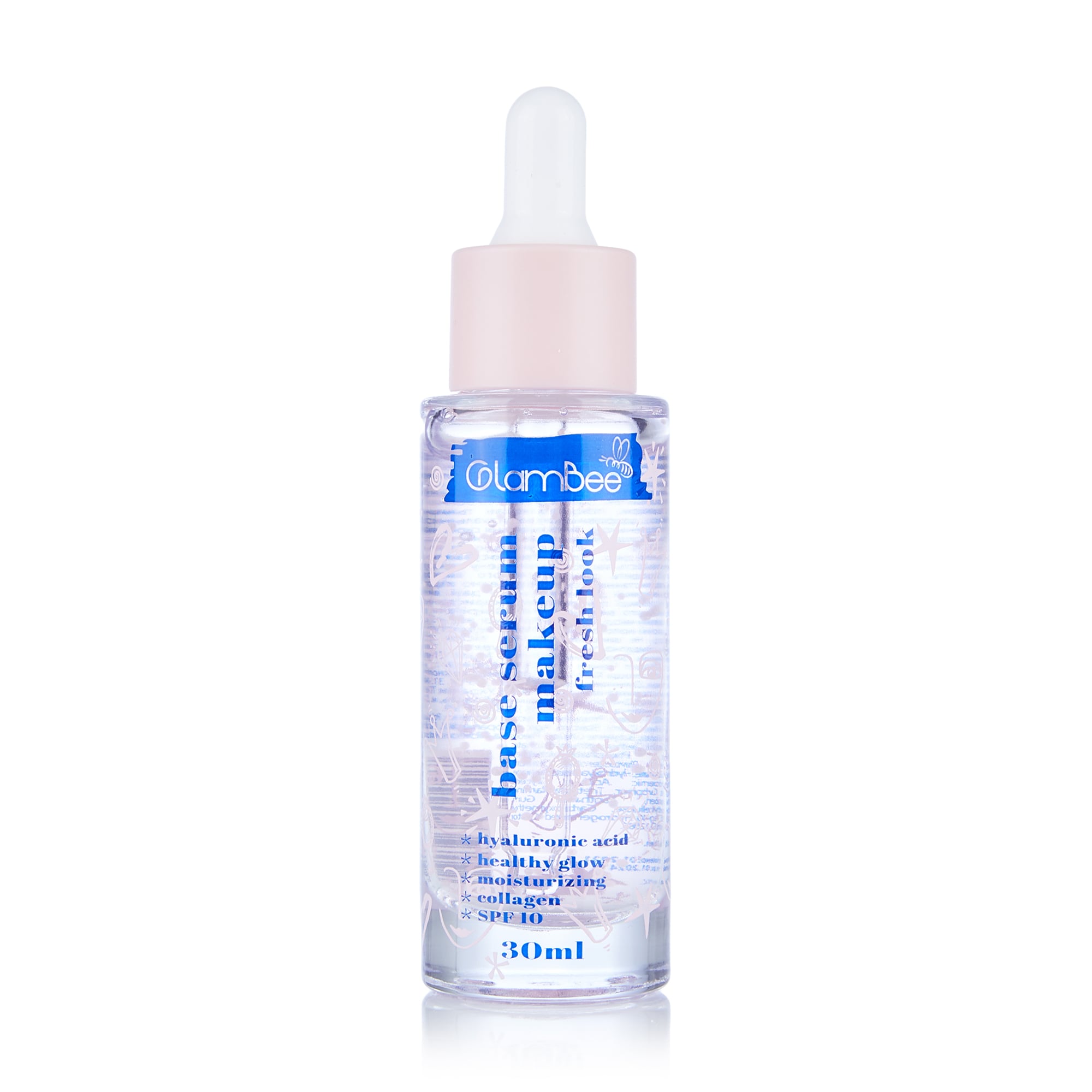 База-сироватка під макіяж GlamBee Base Serum Makeup, Fresh Look, 30 мл