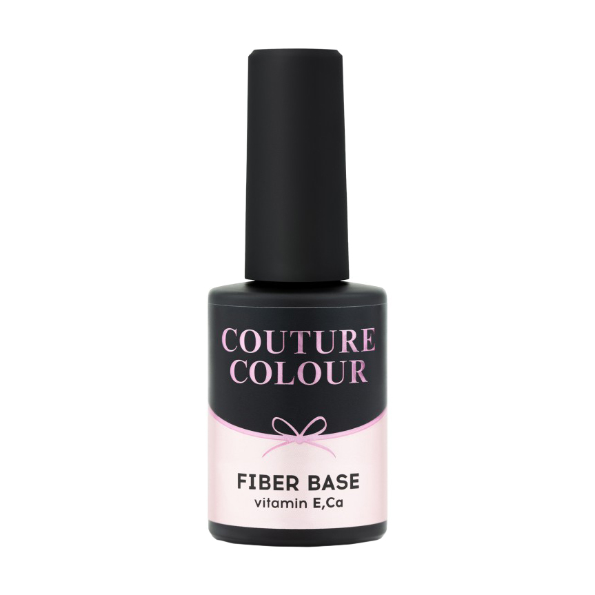 База з нейлоновими волокнами для гель-лаку Couture Colour Fiber Base, Icy Pink, 9 мл
