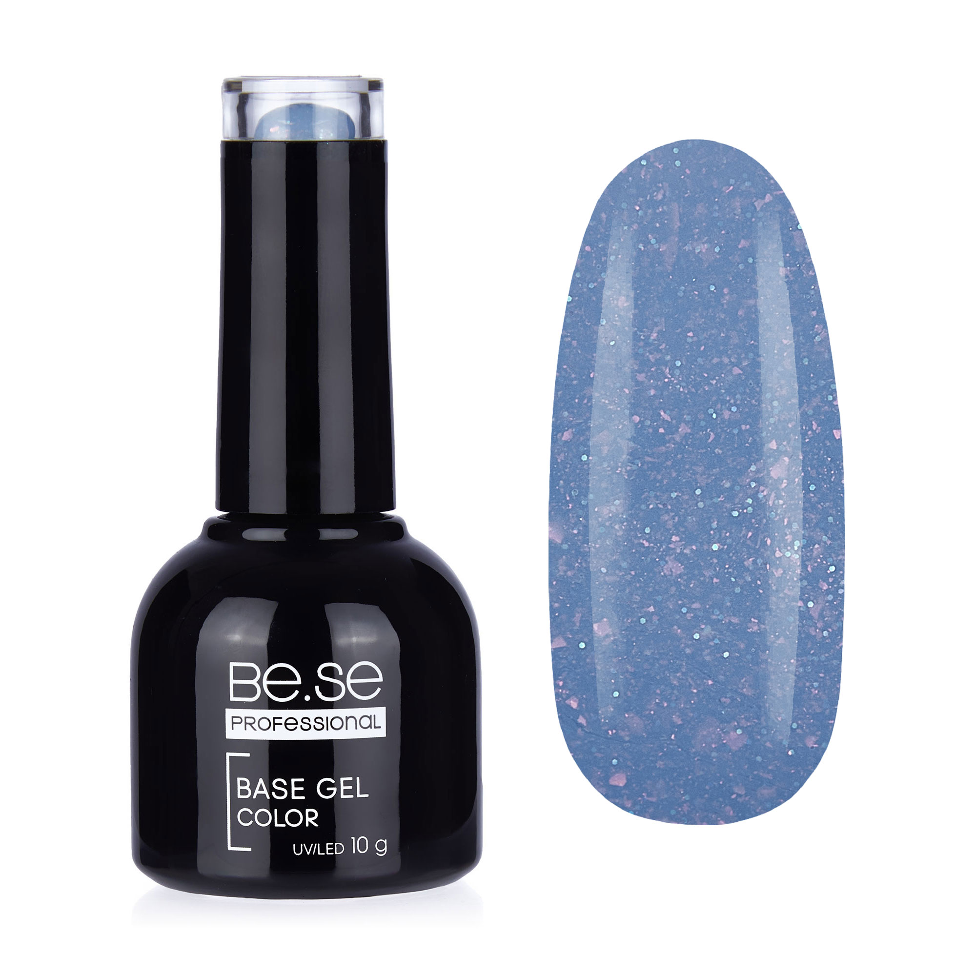 Базове покриття для гель-лаку Be.Se Professional Base Gel Sparkle 20, 10 г
