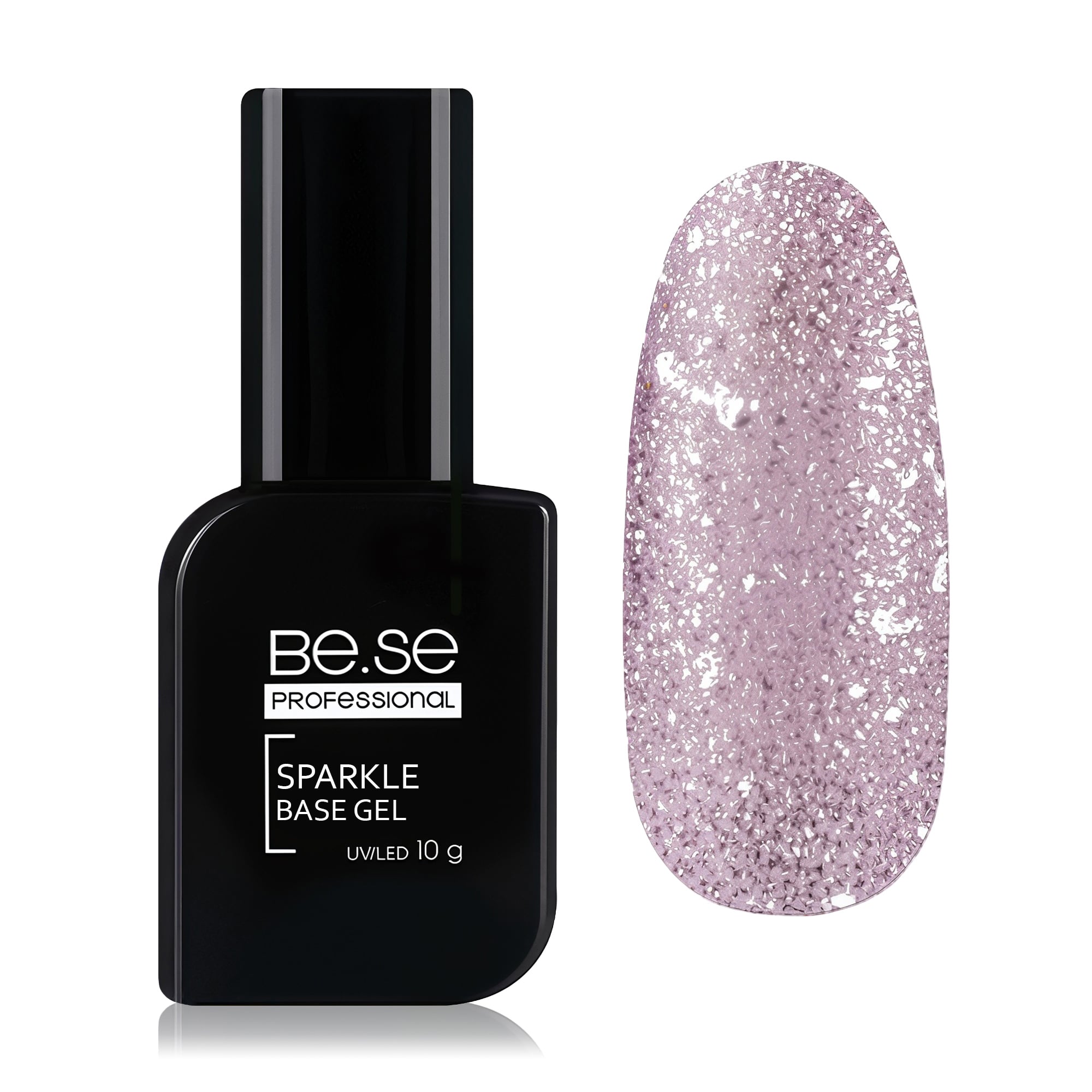 Базове покриття для гель лаку Be.Se Professional Sparkle Base Gel, 127, 10 г