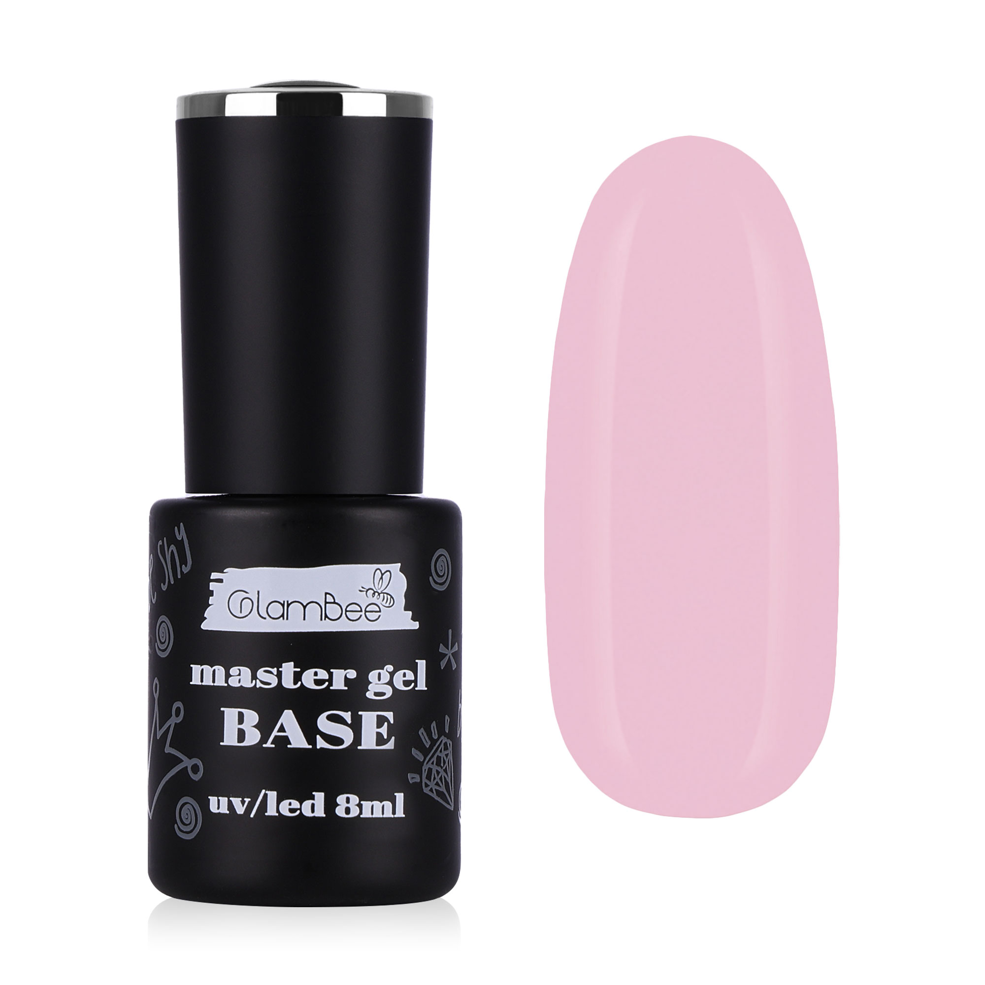 Базове покриття для гель-лаку GlamBee MasterGel Color 17, 8 мл