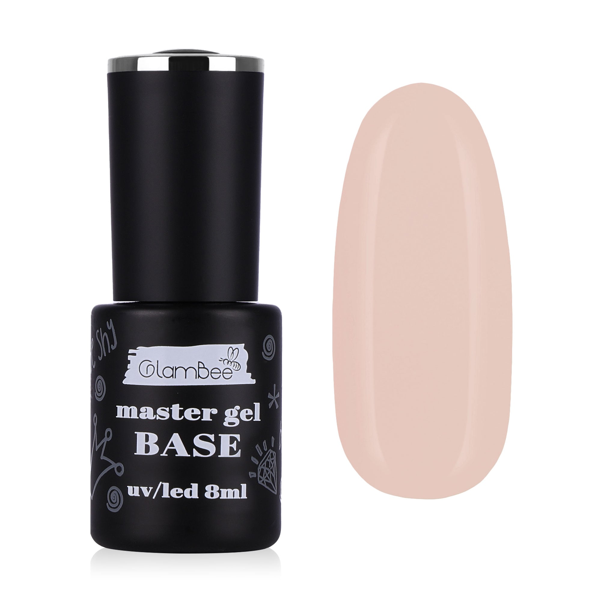 Базове покриття для гель-лаку GlamBee MasterGel Color 22, 8 мл