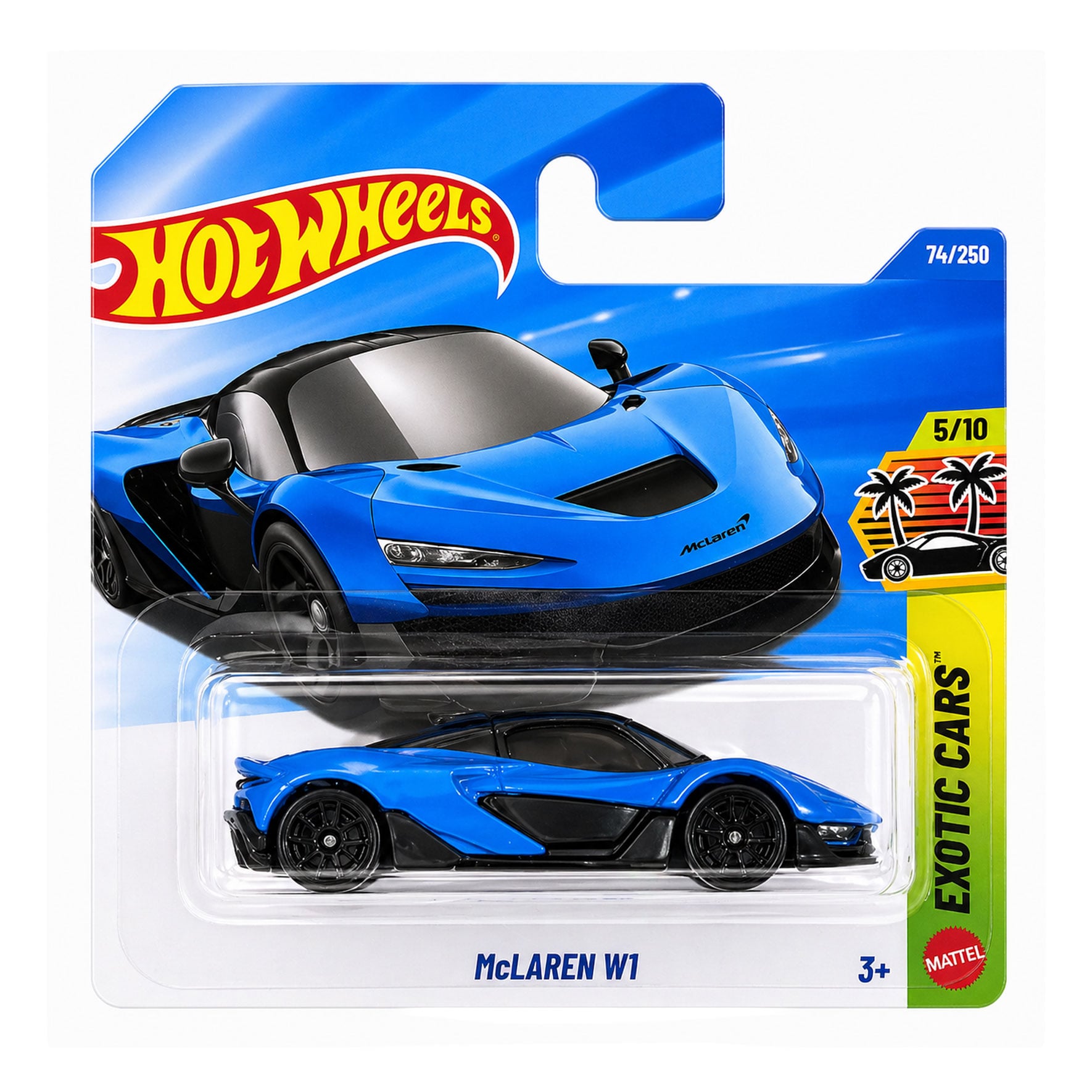Базовий автомобіль Hot Wheels McLaren W1 синій, від 3 років, 11*3.5*11 см (5785)
