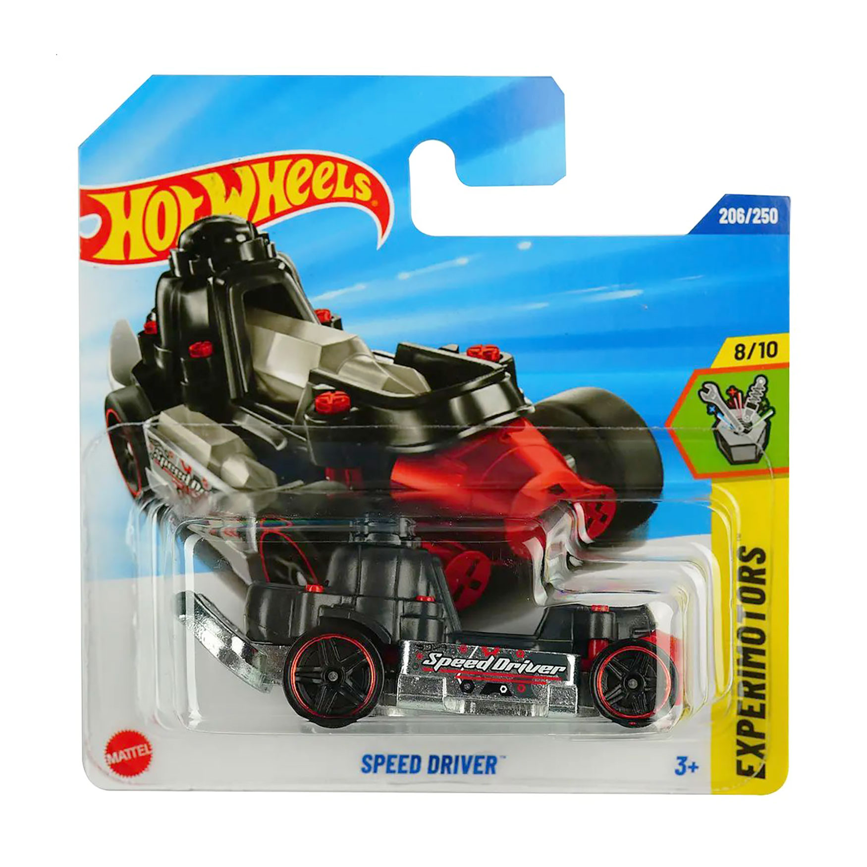 Базовий автомобіль Hot Wheels Speed Driver, чорний з тюнінгом, від 3 років, 11*3.5*11 см (5785)