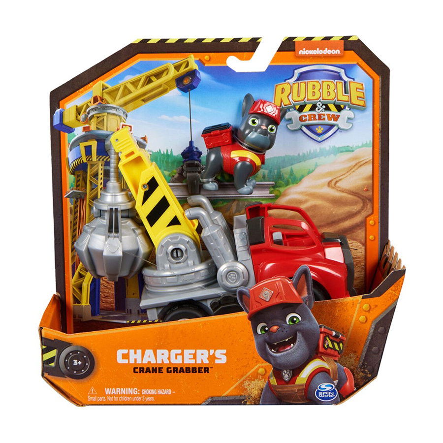 Базовий будівельний автомобіль Rubble &amp; Crew Charger's Crane Grabber, від 3 років, 22.9*22.9*9.5 см (SM28500/6066539)