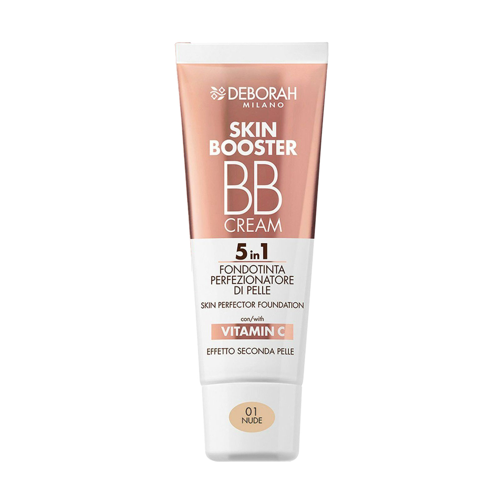BB-крем для обличчя Deborah BB Cream Skin Booster 5 in 1, 01 Nude, 30 мл