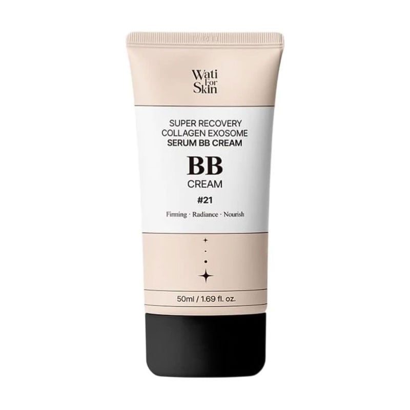 BB-крем для обличчя Wati For Skin Super Recovery Collagen Exosome Serum BB Cream 21, 50 мл
