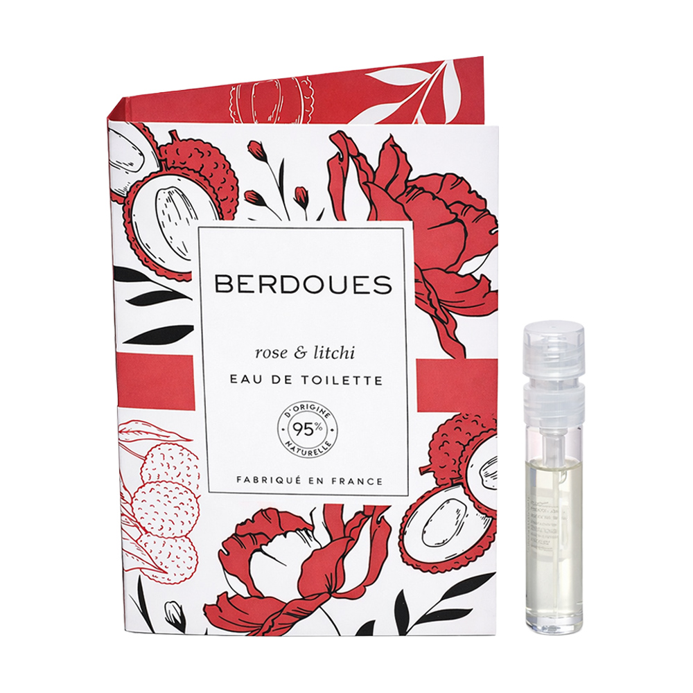 Berdoues Rose &amp; Litchi Туалетна вода жіноча, 1.2 мл (пробник)
