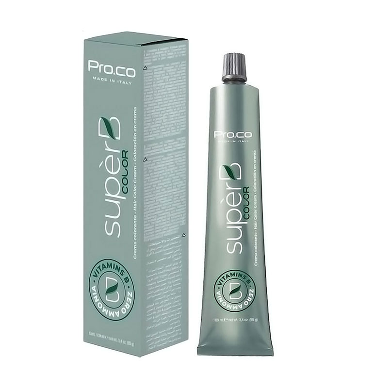Безаміачна фарба для волосся Pro.co Super B Hair Color Cream 5/2, 100 мл