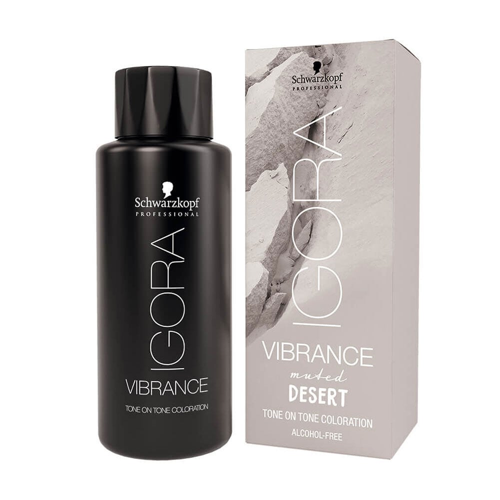 Безаміачна фарба для волосся Schwarzkopf Professional Igora Vibrance Muted Desert, 7-24 Середній блондин попелястий бежевий, 60 мл
