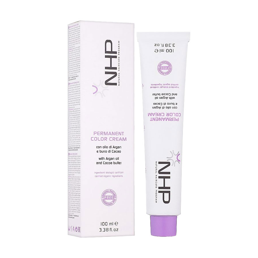Безаміачна крем-фарба для волосся NHP Permanent Color Cream, 7 Блондин, 100 мл