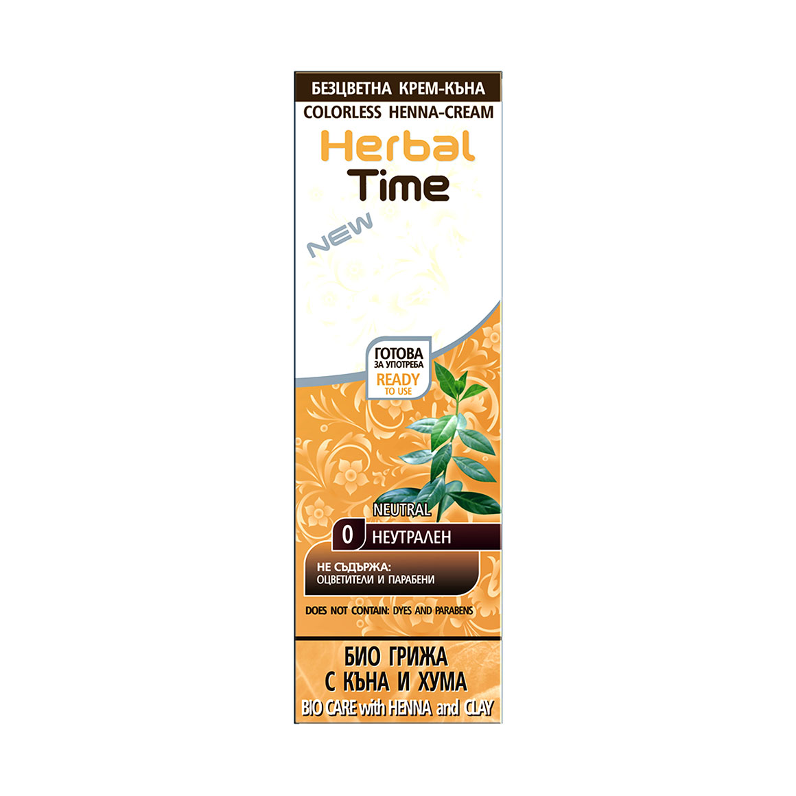 Безаміачна крем-хна для волосся Herbal Time 0 Нейтральний, 75 мл
