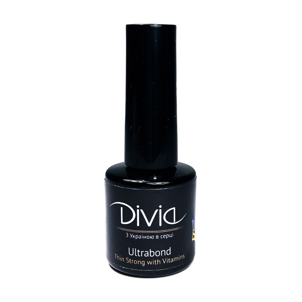 Безкислотний праймер для нігтів Divia Ultrabond Thin Strong with Vitamin, 8 мл