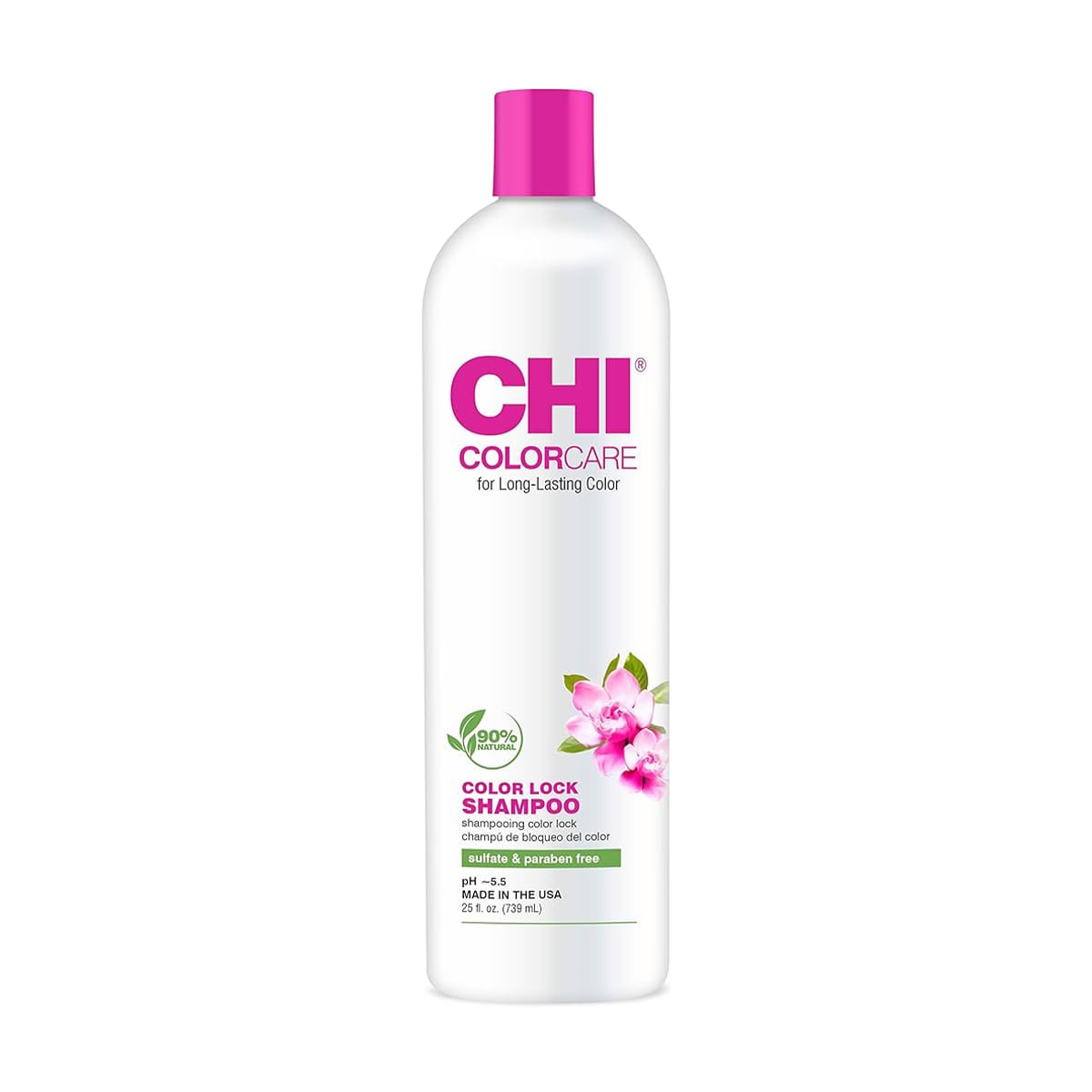 Безсульфатний шампунь CHI Colorcare Color Lock Shampoo для фарбованого волосся, 739 мл
