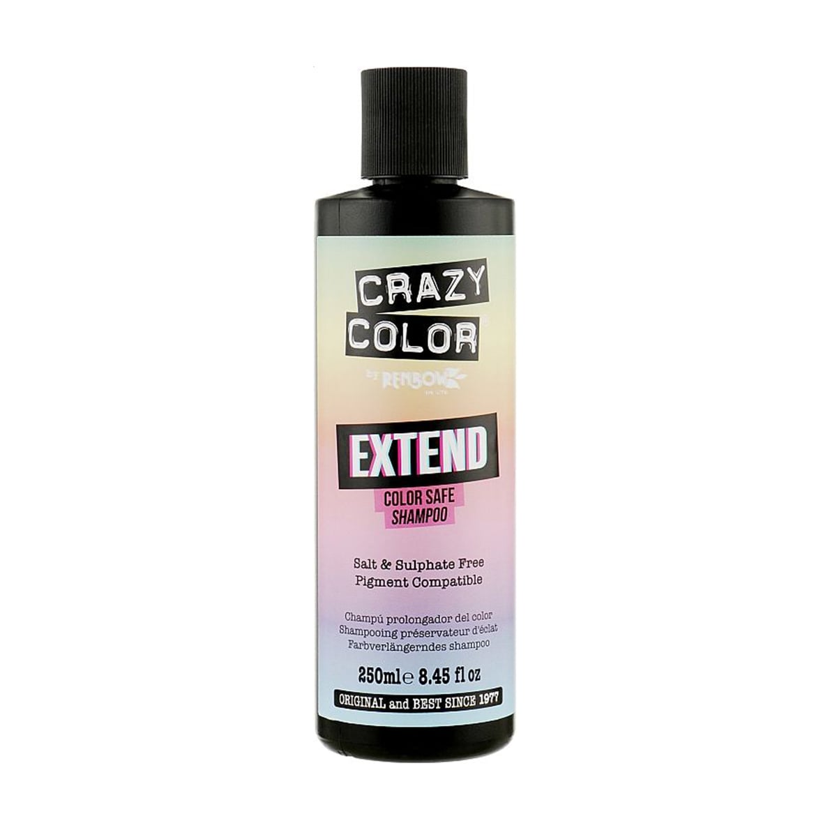 Безсульфатний шампунь Crazy Color Extend Color Safe Shampoo для фарбованого волосся, 250 мл