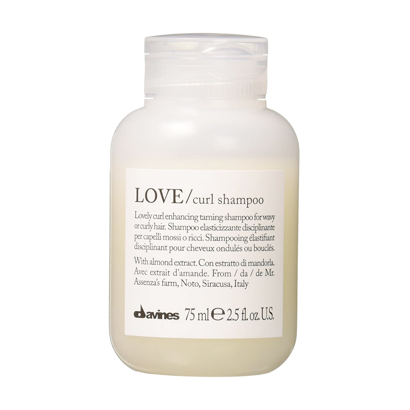 Безсульфатний шампунь Davines Love Curl Shampoo для посилення завитка волосся, 75 мл