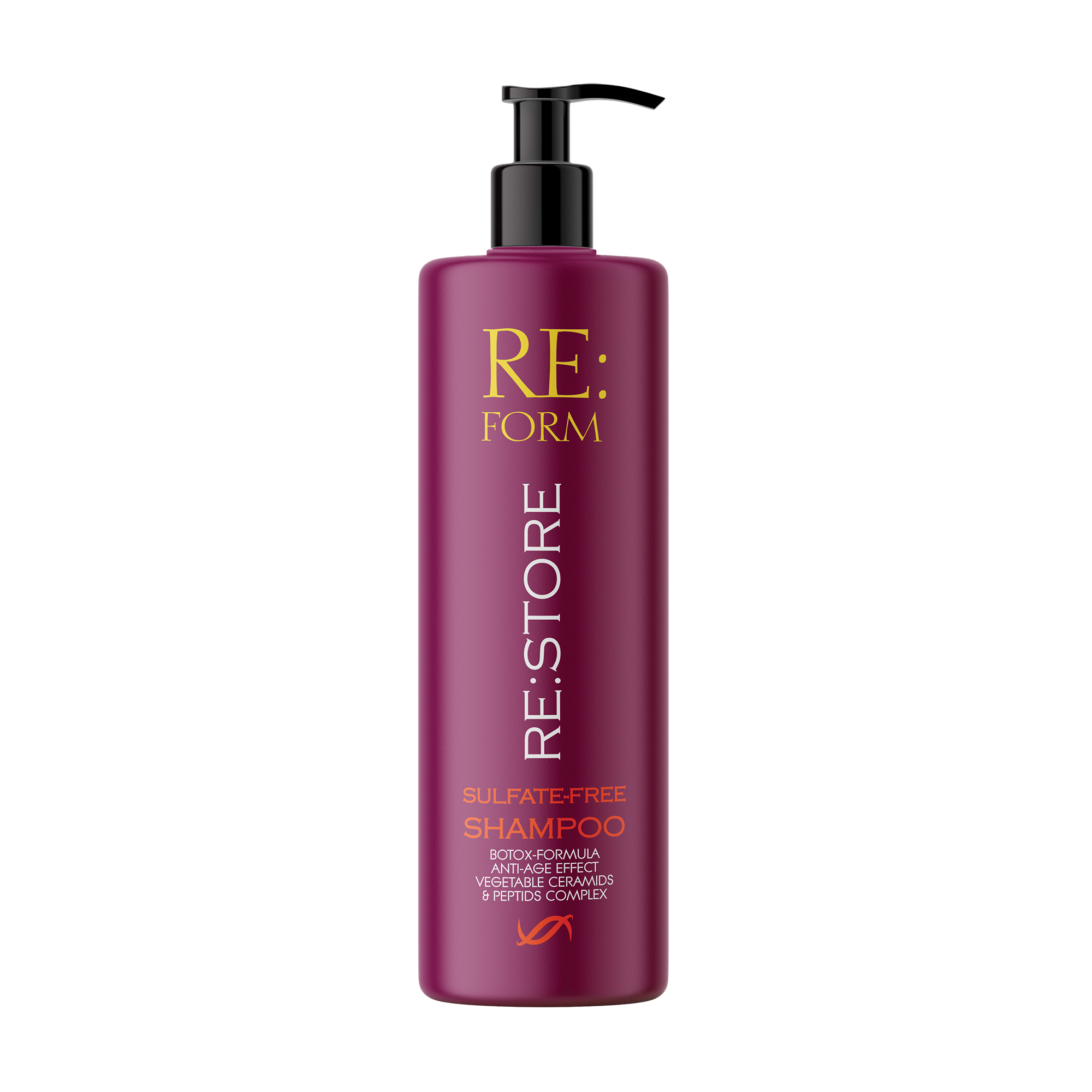 Безсульфатний шампунь для волосся Re:Form Re:store Shampoo Відновлення та заповнення, 400 мл