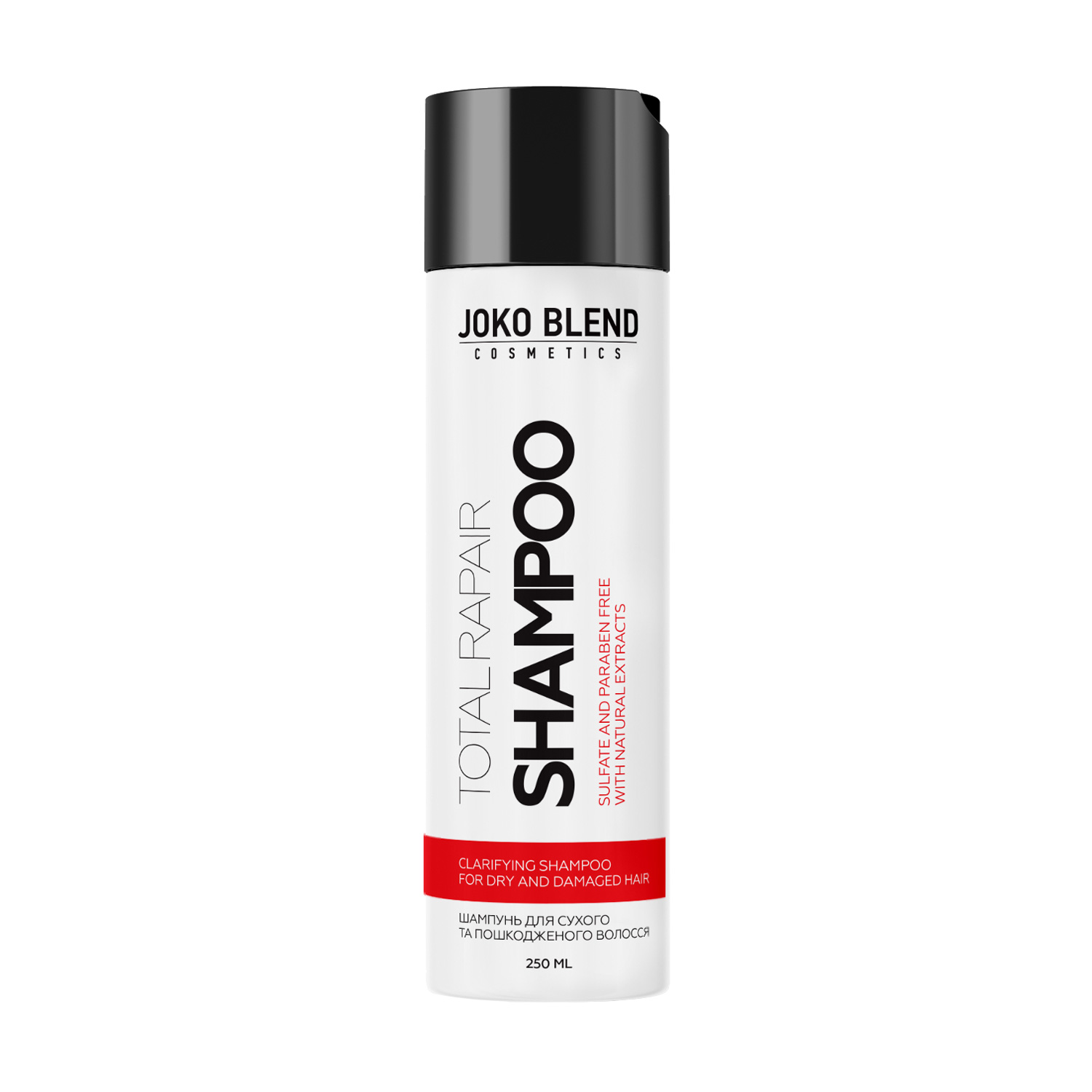 Безсульфатний шампунь Joko Blend Total Repair Shampoo для сухого та пошкодженного волосся, 250 мл